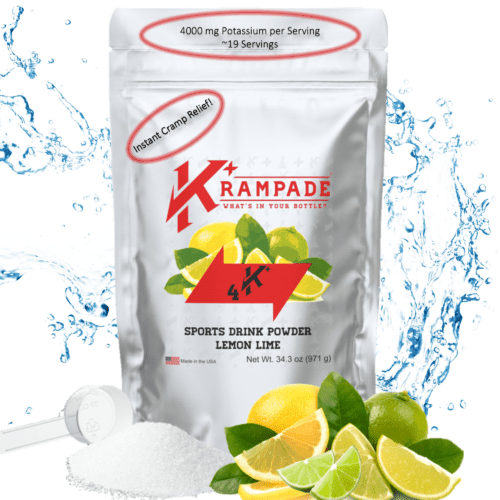 high dose potassium supplement electrolyte powder bulk lemon lime sports drink mix instant cramp relief stop period pain