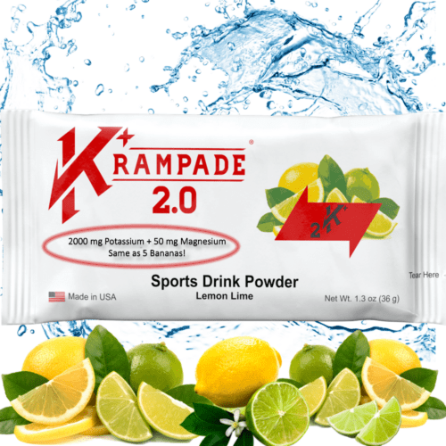 potassium magnesium supplement electrolyte powder single serving lemon lime sports drink mix