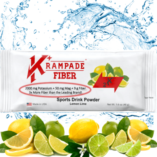 Probiotic Prebiotic Soluble Dietary Fiber Electrolyte Potassium Magnesium Supplement Powder Single Serving Lemon Lime