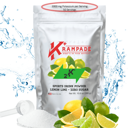 Potassium Supplement Electrolyte Powder Sports Drink Zero Sugar Free Keto Friendly Lemon Lime