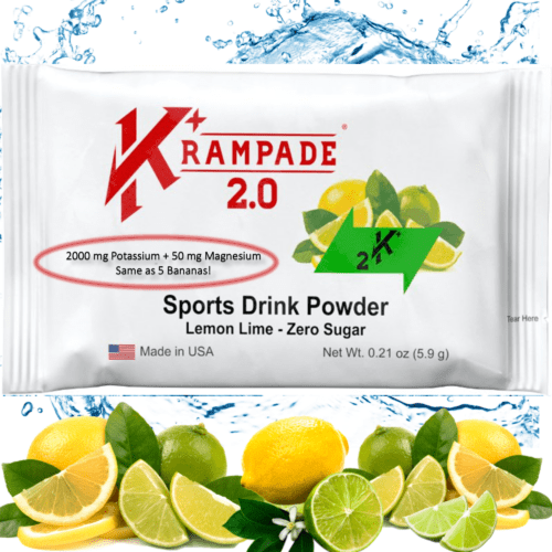 Magnesium Potassium Supplement Electrolyte Powder Single Serving Zero Sugar Free Keto Friendly Lemon Lime Sports Drink