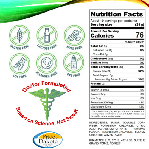 KRAMPADE Fiber 2K Reduced Sugar Lemon Lime - Image 2